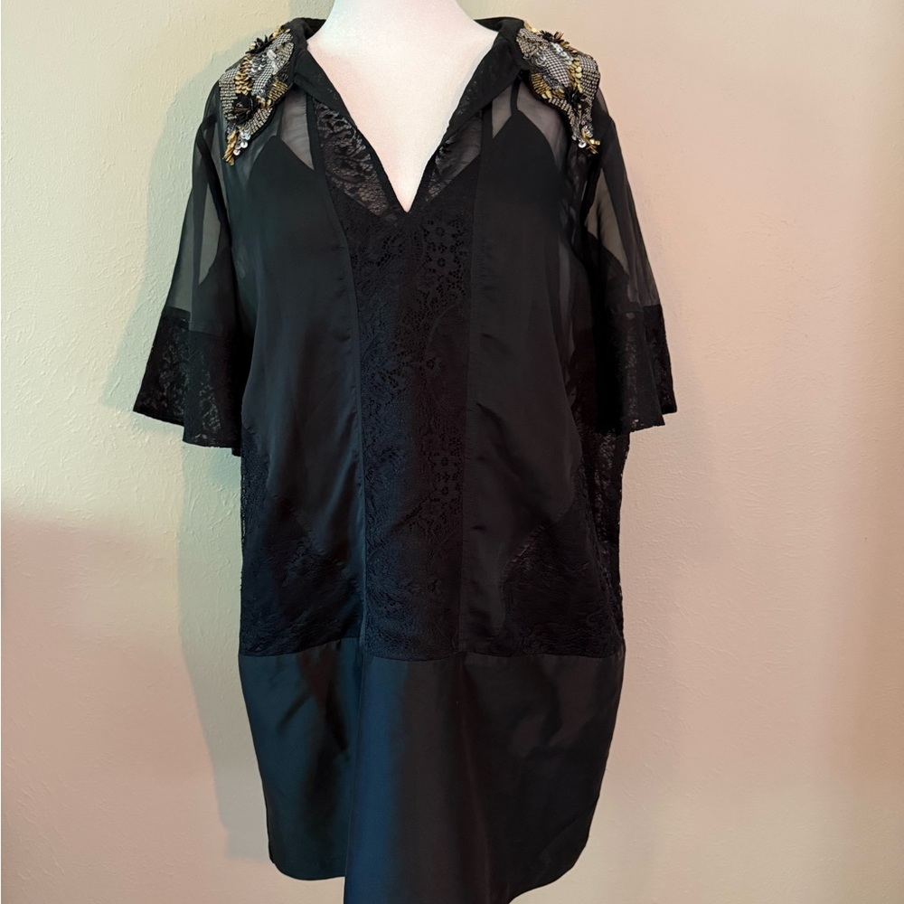 Maeve Black Mini Dress - Picture 4 of 5